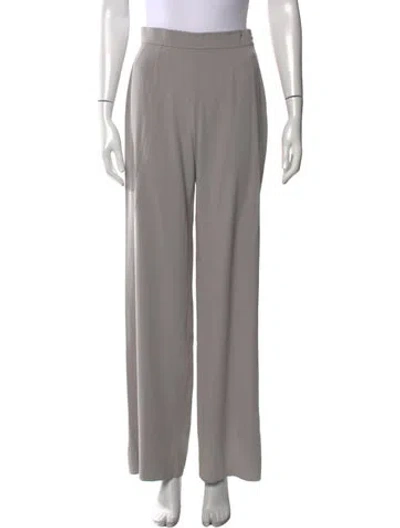 Pre-owned Max Mara Wide Leg Pants In Gray