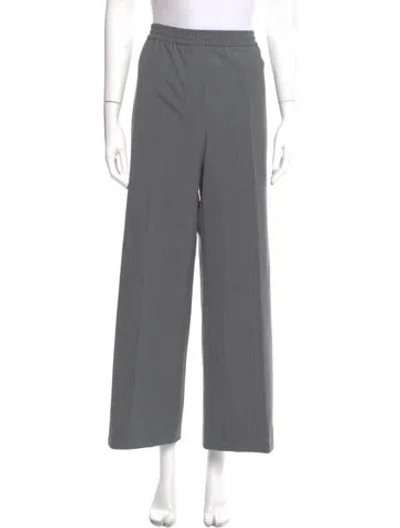 Pre-owned Max Mara Wide Leg Pants In Gray