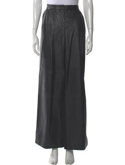 Pre-owned Max Mara Wide Leg Pants In Gray
