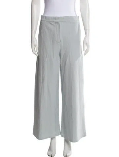 Pre-owned Max Mara Wide Leg Pants In Green