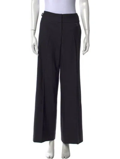 Pre-owned Max Mara Wide Leg Pants In Grey