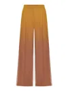 Max Mara Wide Leg Pants In Seta In Orange