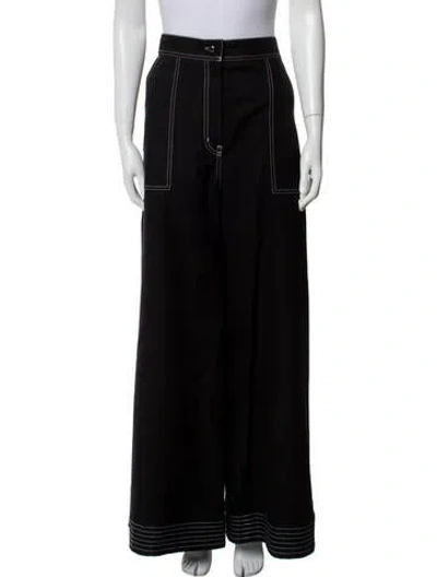 Pre-owned Max Mara Wide Leg Pants In Multi