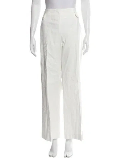 Pre-owned Max Mara Wide Leg Pants In Neutral