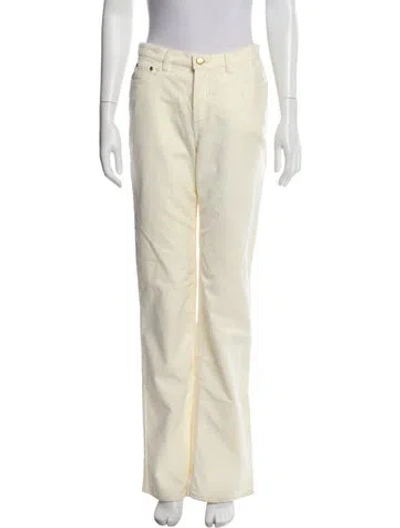 Pre-owned Max Mara Wide Leg Pants In Neutral