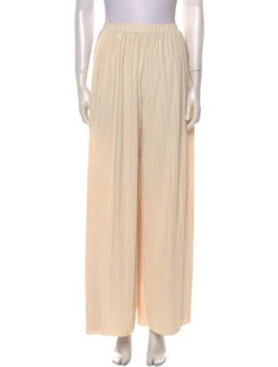 Pre-owned Max Mara Wide Leg Pants In Neutral