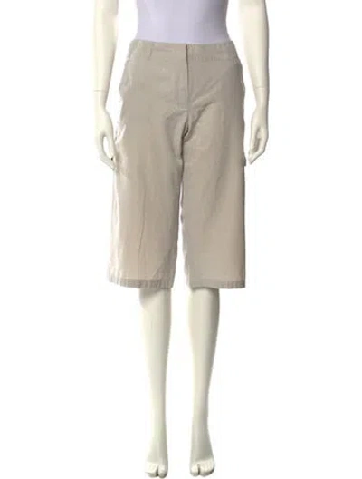 Pre-owned Max Mara Wide Leg Pants In Neutral
