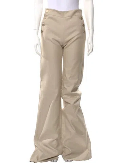Pre-owned Max Mara Wide Leg Pants In Neutral