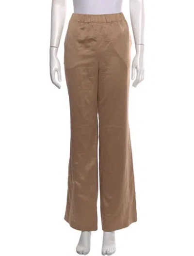 Pre-owned Max Mara Wide Leg Pants In Neutral