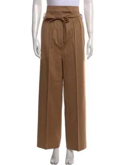 Pre-owned Max Mara Wide Leg Pants In Neutral