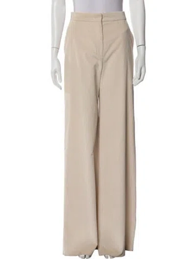 Pre-owned Max Mara Wide Leg Pants In Neutral