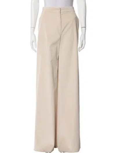 Pre-owned Max Mara Wide Leg Pants In Neutral
