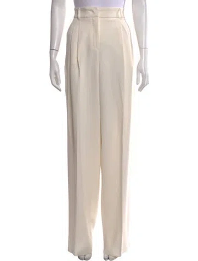 Pre-owned Max Mara Wide Leg Pants In Neutral