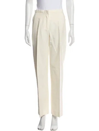 Pre-owned Max Mara Wide Leg Pants In Neutral