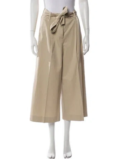 Pre-owned Max Mara Wide Leg Pants In Neutral