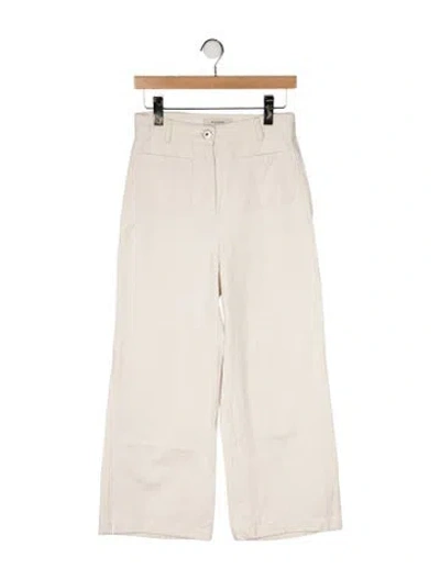Pre-owned Max Mara Wide Leg Pants In Neutral