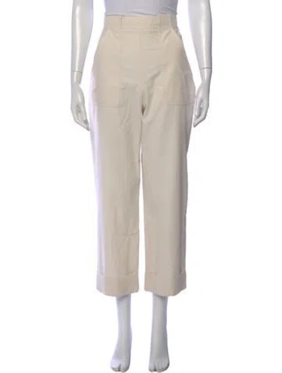 Pre-owned Max Mara Wide Leg Pants In Neutral