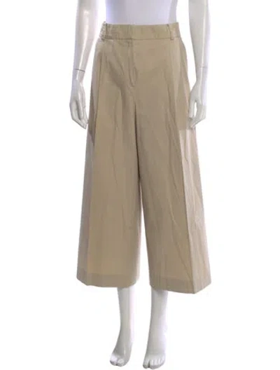 Pre-owned Max Mara Wide Leg Pants In Neutral