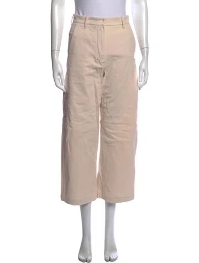 Pre-owned Max Mara Wide Leg Pants In Neutral