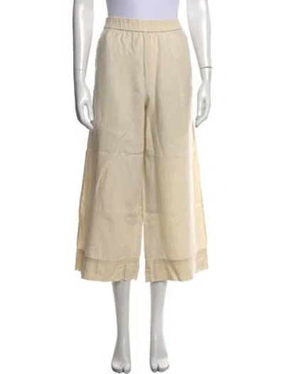 Pre-owned Max Mara Wide Leg Pants In Neutral