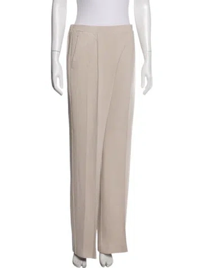 Pre-owned Max Mara Wide Leg Pants In Neutral