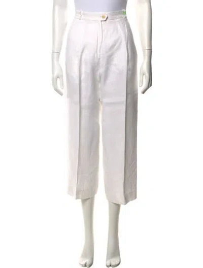 Pre-owned Max Mara Wide Leg Pants In Neutral