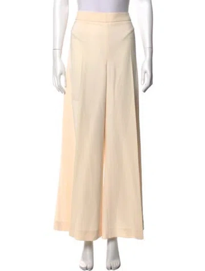 Pre-owned Max Mara Wide Leg Pants In Neutral
