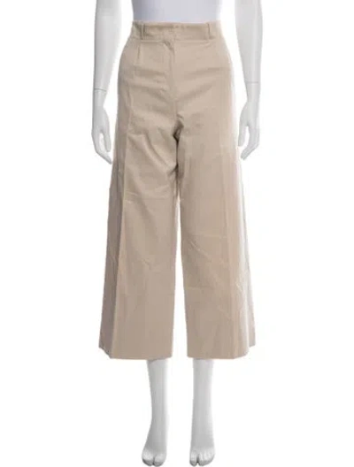 Pre-owned Max Mara Wide Leg Pants In Neutral