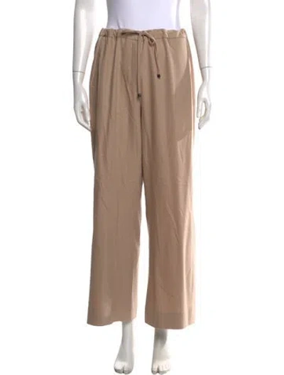 Pre-owned Max Mara Wide Leg Pants In Neutral