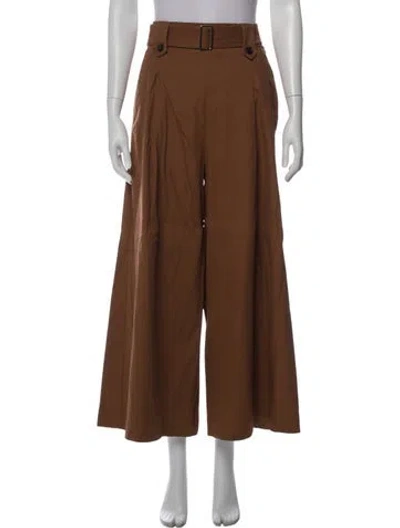 Pre-owned Max Mara Wide Leg Pants In Neutrals