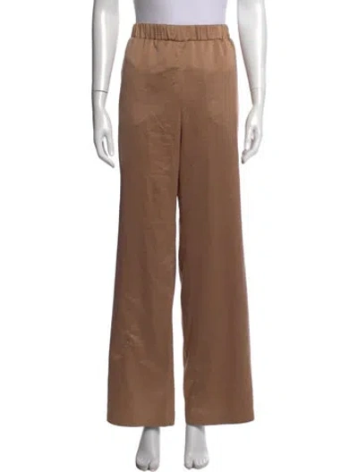 Pre-owned Max Mara Wide Leg Pants In Neutrals
