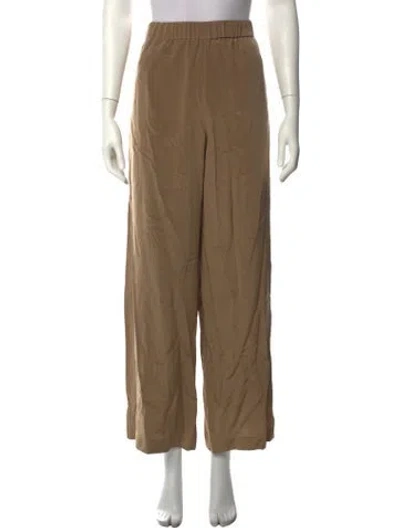 Pre-owned Max Mara Wide Leg Pants In Neutrals