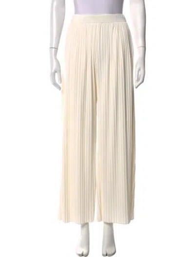 Pre-owned Max Mara Wide Leg Pants In Neutrals