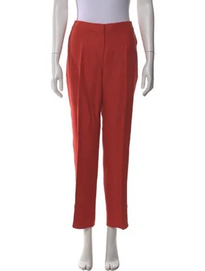 Pre-owned Max Mara Wide Leg Pants In Orange