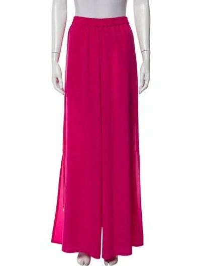 Pre-owned Max Mara Wide Leg Pants In Pink