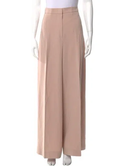 Pre-owned Max Mara Wide Leg Pants In Pink