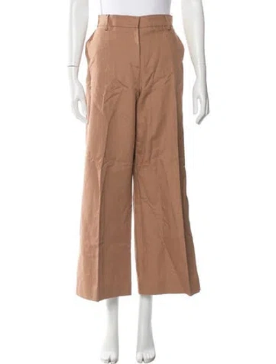 Pre-owned Max Mara Wide Leg Pants In Pink