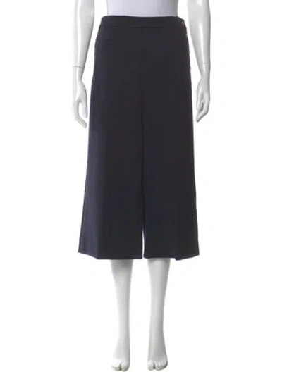 Pre-owned Max Mara Wide Leg Pants W/ Tags In Blue