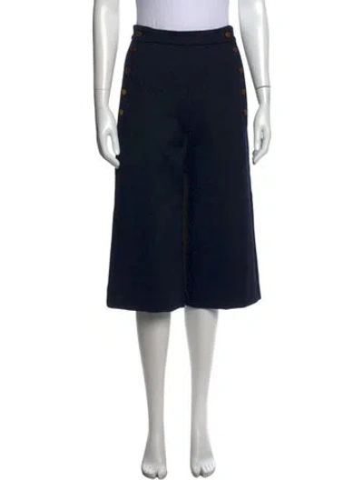 Pre-owned Max Mara Wide Leg Pants W/ Tags In Blue