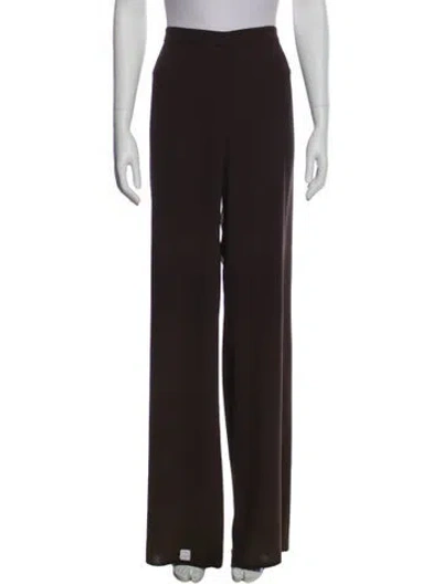 Pre-owned Max Mara Wide Leg Pants W/ Tags In Brown