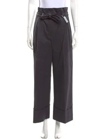 Pre-owned Max Mara Wide Leg Pants W/ Tags In Gray