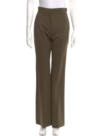 Pre-owned Max Mara Wide Leg Pants W/ Tags In Green