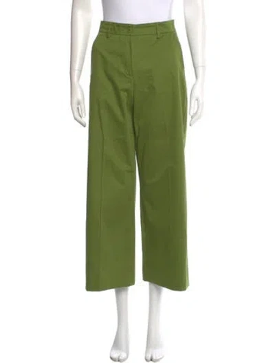 Pre-owned Max Mara Wide Leg Pants W/ Tags In Green