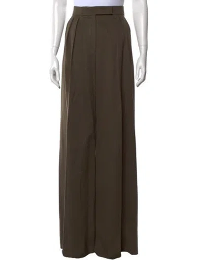 Pre-owned Max Mara Wide Leg Pants W/ Tags In Green