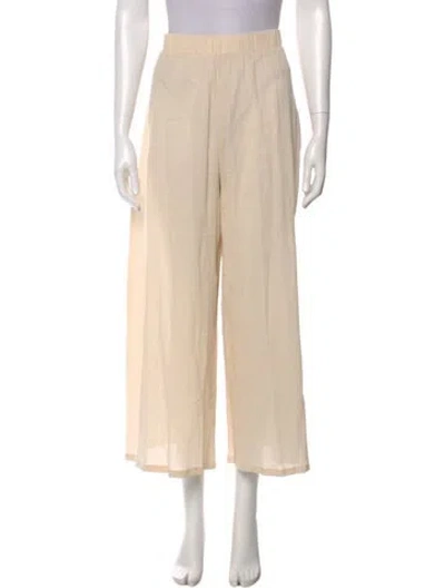 Pre-owned Max Mara Wide Leg Pants W/ Tags In Neutral