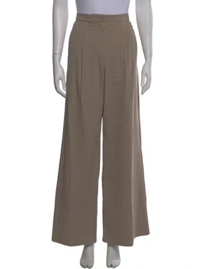 Pre-owned Max Mara Wide Leg Pants W/ Tags In Neutral