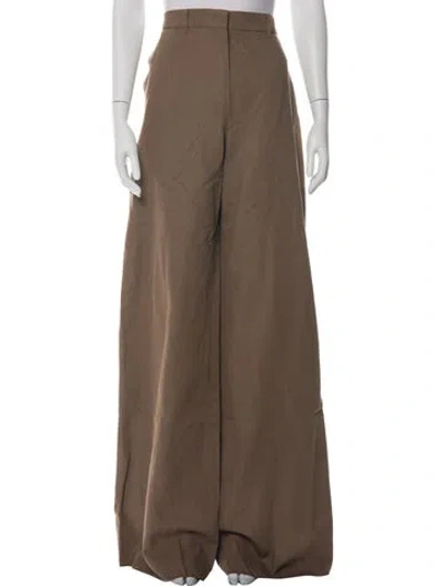 Pre-owned Max Mara Wide Leg Pants W/ Tags In Neutrals
