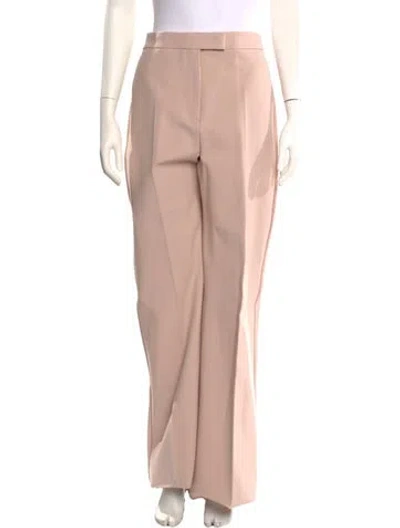Pre-owned Max Mara Wide Leg Pants W/ Tags In Pink