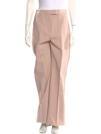 Pre-owned Max Mara Wide Leg Pants W/ Tags In Pink