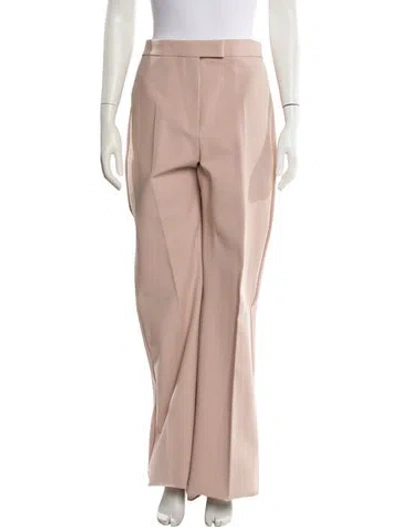 Pre-owned Max Mara Wide Leg Pants W/ Tags In Pink